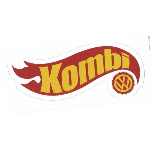 Sticker kombi bus van hotwheels vw15