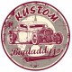 Sticker Bigdaddyjo kustom rat Rod run used BIG43