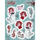 Stickers fluff molly mermaid multi pack sirene pinup combo KC145