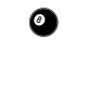 Sticker kustom classic oldschool eight ball billard vintage pool 8 ball 1