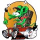 Sticker Strip'n'Shop anne-lise SnS rat rod fink tiki petit