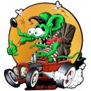 Sticker Strip'n'Shop anne-lise SnS rat rod fink tiki petit