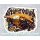 Sticker hot rod cards pin up greaser outlaw colors d.Vicente 40