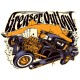 Sticker hot rod cards pin up greaser outlaw colors d.Vicente 40