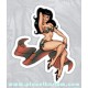 Sticker pinup betty sexy cartoon oldschool old Pinup 47