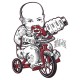 sticker baby trike huffy slider kill it tattoo momy dady baby 2