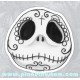 sticker sugar skull mister jack skullington face tim burton skull 27