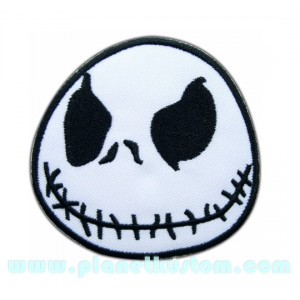 Patch ecusson skull mr jack sourrir endiablé tim burton