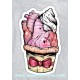 Sticker heart cupckake zombie foodd coeur gateau cup cake 5