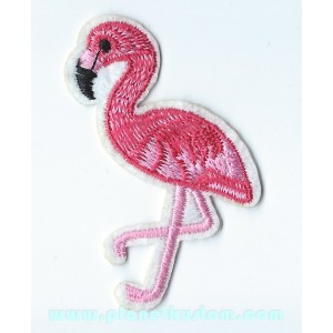Patchs ecusson flamant rose flamingo pink bird