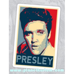 Sticker elvis presley art rock'n'roll rockers 8