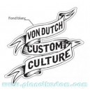 Sticker vondutch origine custom culture bannière von dutch 2