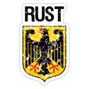 Sticker rust dutch aigle blason patina used hoodride rusty rats 17