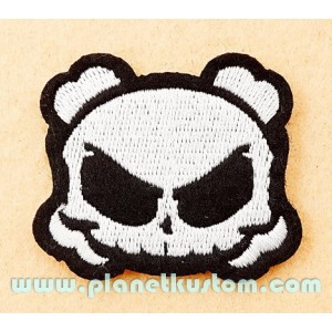 Patch ecusson skull bones crane cartoon pirate