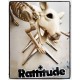 Sticker rattitude iron cross black on white decoupe rats 28