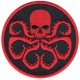 Patch ecusson thermocollant red skull marvel comics hydra 