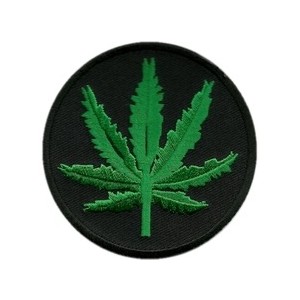 Patch ecusson feuille cannabis ganga kana kanabis chanvre