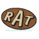 Sticker rat logo patina hoodride rust rusty used rats 29