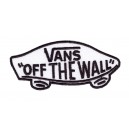 Patch ecusson vans themocollant off the wall skate skateboard white