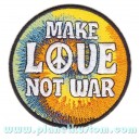 Patch ecusson logo peace and love hippy make love not war