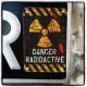 Sticker danger radioactive panneau zone used rats zombie 21