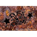 Sticker rectangle rouille by planet kustom rust is not a crime 2