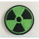 Patch ecusson nucléare trisecteur danger radioactif nucléaire vert