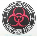 Patch ecusson zombie outbreak response team biohazard logo