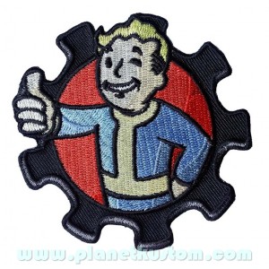 Patch ecusson logo personnage fallout world game zombie geek