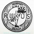 Patch ecusson thermocollant rukus newport beach surfeur surf