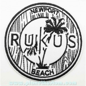 Patch ecusson thermocollant rukus newport beach surfeur surf