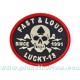 Patch Lucky 13 thirteen since 1991 skull bones spade fast & loud