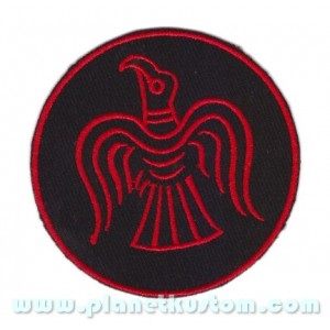 Patch ecusson thermocollant red bird oiseau rouge  