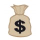 Patch ecusson thermocollant sac dollars bag cartoon