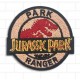 Patch ecusson thermocollant jurassic park ranger film costplay