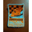 Patch ecusson von Dutch motorcycles moto course damier old stock