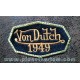 Patch ecusson von Dutch 1949 octogone signature orange old stock