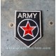 Patch ecusson thermocollant army red star etoile rouge armée USA 