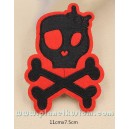 Patch ecusson skull girly girl pin up tete de mort crane kiki