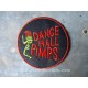 Patch ecusson thermocollant dance hall pimps micro shure rock n roll green