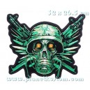 Patch ecusson skull lethal angel ange mortel roses tetes de mort