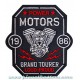 Patch ecusson biker power motors vtwin grand tourer loud proud