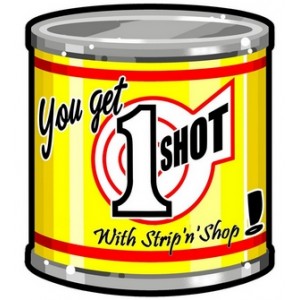 Sticker Strip'n'Shop SnS one 1 shot pinstriping peint pot de peinture petit