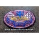 Patch ecusson von Dutch King of the race lion damier pink old stock