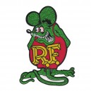 Patch ecusson rat fink rf themocollant kustom rats grand modele dos