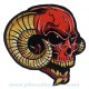 patch ecusson grande taille skull demon evil Satan Belzebuth devil