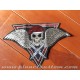 patch ecusson grande taille skull army comando couteaux ailes