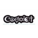 Patch ecusson thermocollant coexist paix peace toute religion ensemble