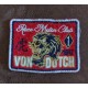 Patch ecusson von Dutch race motor club first place tigre rare old stock