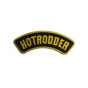 Patch hotrodder or et noir